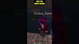 Bota pra comer grama minecraft minecraftshorts games [upl. by Ecnaralc]