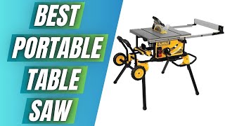 ✅ Best Portable Table Saw 2024  The TOP 6 Best Table Saw Review [upl. by Lesh]