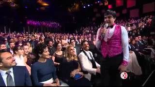 Ariadne Diaz y Carmelo en Premios TvyNovelas 2015 [upl. by Lekcim]