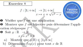 applications 1 bac sm exercice 08 [upl. by Cattier]