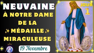 NEUVAINE À NOTRE DAME DE LA MÉDAILLE MIRACULEUSE JOUR 1 Histoire de Sainte Cathérine Labouré [upl. by Levy345]