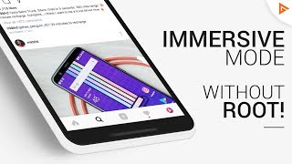 2 Ways to Get IMMERSIVE MODE on Android Without Root [upl. by Anom]