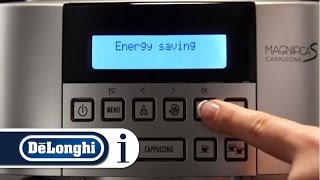 How to Use the Energy Saving Feature of Your DeLonghi Magnifica S ECAM 22360S Coffee Machine [upl. by Aneev]