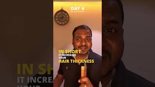 Scalp massage for Hair Growth  Day 6 minoxidilhairgrowth haircare scalpmassage hairgrowth hair [upl. by Iahcedrom]