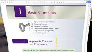 Hurleys Introduction to Logic 13th ed  11 Arguments Premises and Conclusions [upl. by Liamaj]