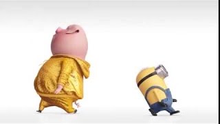 SING Movie Clip  Gunter amp Stuart 2016 Minions Dance 720p [upl. by Ardnohs]