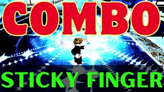 YBA 85 HP TRUE One Shot Combo  Reworked Sticky Fingers [upl. by Robby]