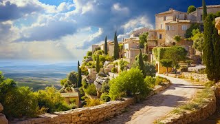 Gordes is a majestic French village in the Provence 🇫🇷 France 4K [upl. by Annaiek]