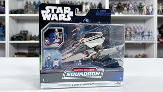 VWing Starfighter Micro Galaxy Squadron Unboxing and Review from Jazwares [upl. by Adlei425]