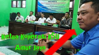 Koperasi KSU Ainur Jaya Rapat Bersama Kepala Dinas Koperasi Sumenep Jawa Timur [upl. by Faunia]