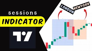 How To Setup Session Indicator On TradingView  The Best One To Use 2024 [upl. by Kenton]