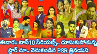 Top 10 Telugu serials this week latest starmaa etv Gemini Zeetelugu serials trp ratings 2024 [upl. by Ybrek]