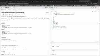 Leetcode 516 Longest palindromic subsequence [upl. by Duck]