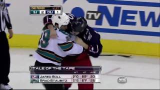 Brad Staubitz vs Jared Boll Nov 4 2009 [upl. by Ennaeilsel89]