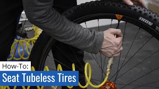 Tips and Tricks for Seating Tubeless Tires [upl. by Anohs394]