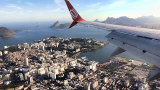 Best Approach in the World Rio de Janeiro Santos Dumont [upl. by Milt980]