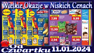 Lidl Nowa Gazetka Promocyjna od Czwartku 11012024 Najlepsze Okazje W Niskich Cenach [upl. by Stochmal]