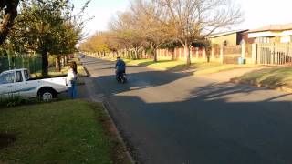 1958 BSA Bantam D5 first ride after restoration [upl. by Esenaj]