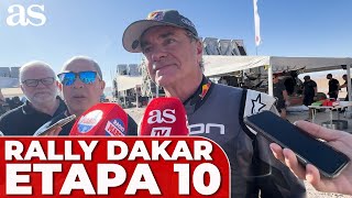 RALLY DAKAR  ETAPA 10  Carlos Sainz “En estos casos no sabes qué hacer” [upl. by Lem]