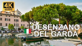 ItalyDesenzano del Garda Walking Tour  Alps Lake Garda Wandering 4K 60FPS [upl. by Ettenoj858]