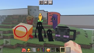 all nextbots in Nicos Nextbots nnabandonedtown Fanmade  Minecraft PE 12010 Addon [upl. by Abekam]