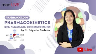 Pharmacokinetics  DRUG METABOLISM  BIOTRANSFORMATION with Dr Priyanka Sachdev [upl. by Maher]