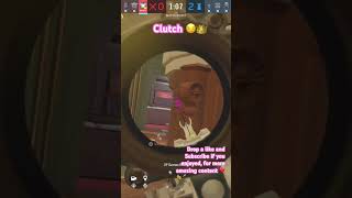 Zofia R6 Clutch 😩 fyp rainbowsixsiege r6clips clutch clutchgod viralvideo shorts subscribe [upl. by Idnac]