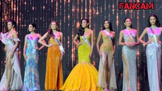 TOP 10 Announcements Miss Universe Philippines 2022 FANCAM [upl. by Zashin]