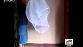 How to fold a hoop skirt crinoline petticoat 2 [upl. by Sallyanne]