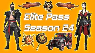 Free Fire Season 24 Elite Pass  Free Fire May Elite Pass 2020 Review [upl. by Tartan]