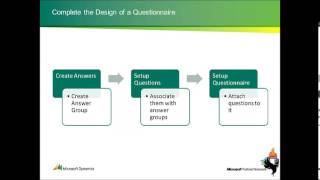 Questionnaire in Microsoft Dynamics AX 2012 [upl. by Htaeh]