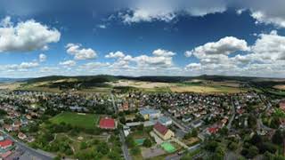 360° ⛅ Ostheim Überblick  Unterfranken  Bayern  Sommer 2023  DJI Source [upl. by Rriocard]