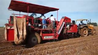 COLHEDEIRA DE BATATAS ARRASTROPOTATO HARVESTER HENNIPMAN [upl. by Garner344]