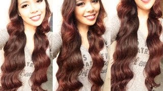 No heat Korean Inspired Mool Gyul Waves Curls Heatless Everyday Loose Waves [upl. by Tierza]