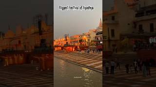 Biggest festival of Ayodhya 😍ayodhya deepotsav2024 shorts [upl. by Nadabus]