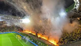 FC Nantes  Qarabag FK  Lambiance au stade de la Beaujoire  Ambiance amp scénario incroyables [upl. by Ripleigh]