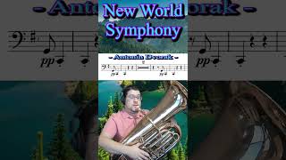 New World Symphony Mvt 3 Pt 2  Antonin Dvorak orchestra tuba brass [upl. by Plumbo]