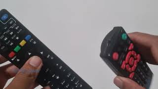 dilos hds25490 set top box remote pairing with tv remote video by itsmkumar [upl. by Iorgo134]