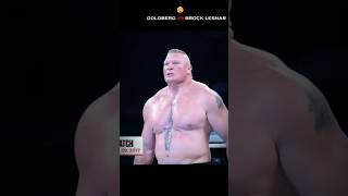 brock lesnar vs goldberg quoteditquot  wrestling goldberg wrestling shorts viralvideo funny [upl. by Aicilra674]