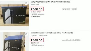 SO PS5 PRO SCALPERS ARE LOSING OVER 100 PER CONSOLE DUE TO A HUGE PS5 PRO SUPPLY [upl. by Ennayd]