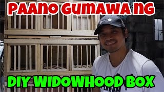 HOW TO CREATE PIGEON WIDOWHOOD BOX STEP BY STEP TUTORIAL  P3000 LANG ANG LAKI NG MATITIPID MO [upl. by Moselle]