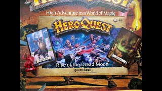 Unboxing Rise Of The Dread Moon Expansion  HeroQuest [upl. by Hamitaf]