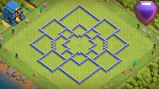 Diez Diseño Ayuntamiento 12  Th12  Subida De Copas Clash of Clans [upl. by Sherry]