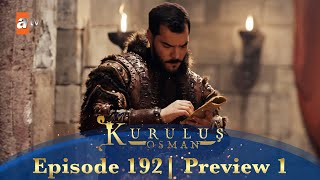 Kurulus Osman Urdu  Season 5 Episode 192 Preview 1 [upl. by Cromwell]