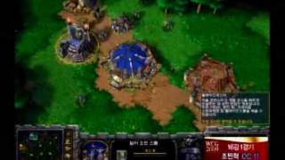 WCG 2009 한국대표선발전 WarCraft3 조민혁 vs 김성연 1라운드 [upl. by Calvert]