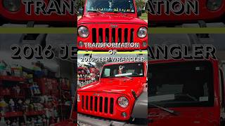 Transformation of 2016 Jeep Wrangler cardetailing detailing [upl. by Seiuqram]