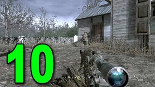 Call of Duty 4  Part 10  Ghillies in the Mist Lets Play  Walkthrough  Gameplay [upl. by Burch]