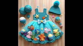 dress design for girls  crochet design  ooni kapry design dressdesgin shorts youtubeshorts [upl. by Oakley]