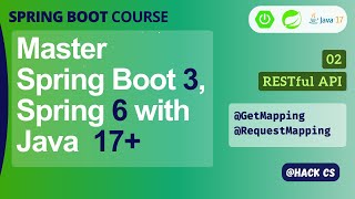 02 GetMapping RequestMapping  Master Spring Boot 3 Spring Framework 6 and Java 17  HackCS [upl. by Jeth]