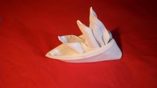 How To Fold Napkins  Bird Of Paradise Napkin Folding Video [upl. by Aseretairam]